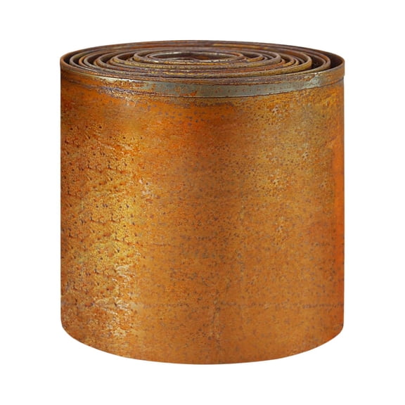 Aymzbd Garden Edging Decorative Weather Resistant Sturdy Rust for Lawn Paver Grass 10m