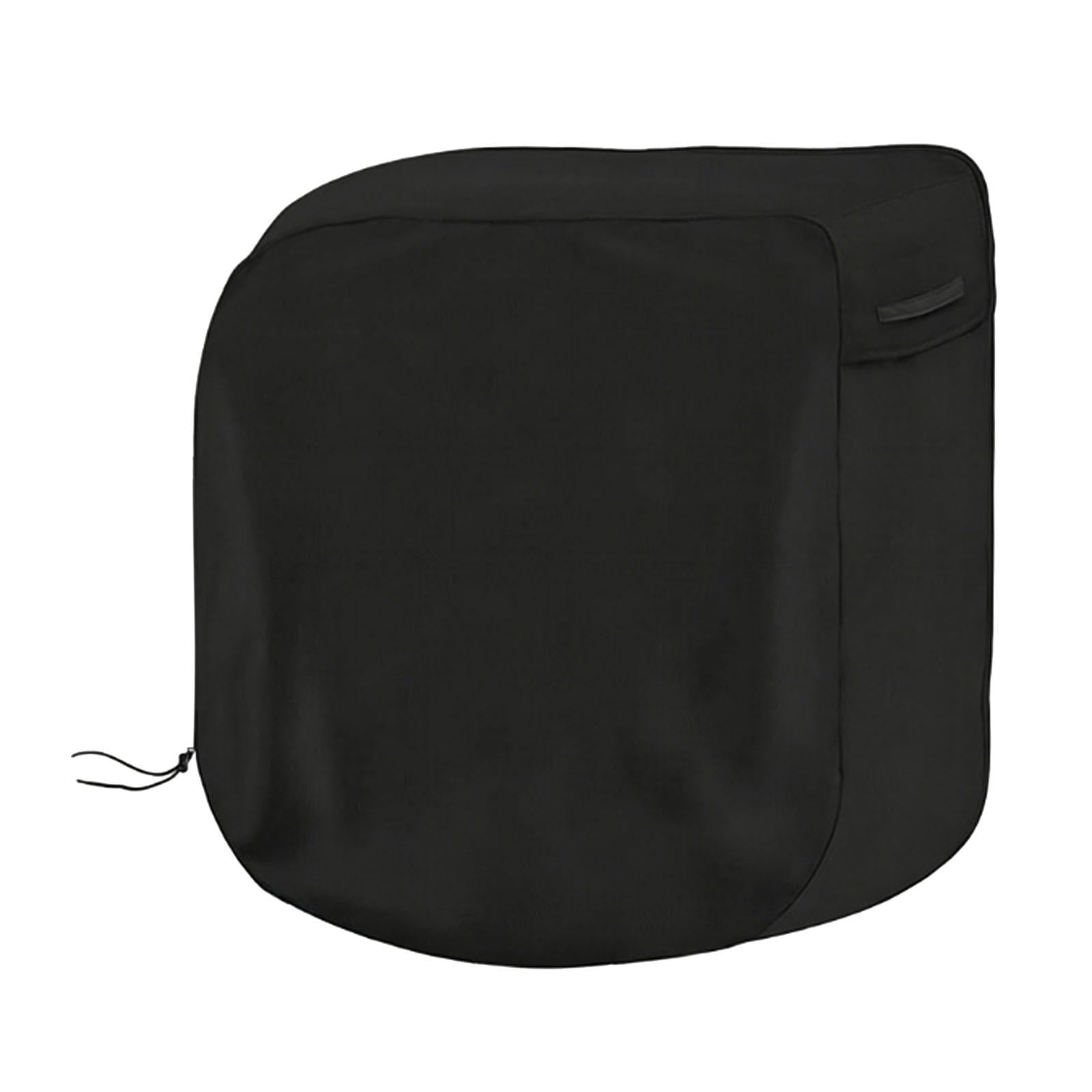 Aymzbd Garden Hose Reel Cover Protect Waterproof Protector for Lawn Yard Outdoor black