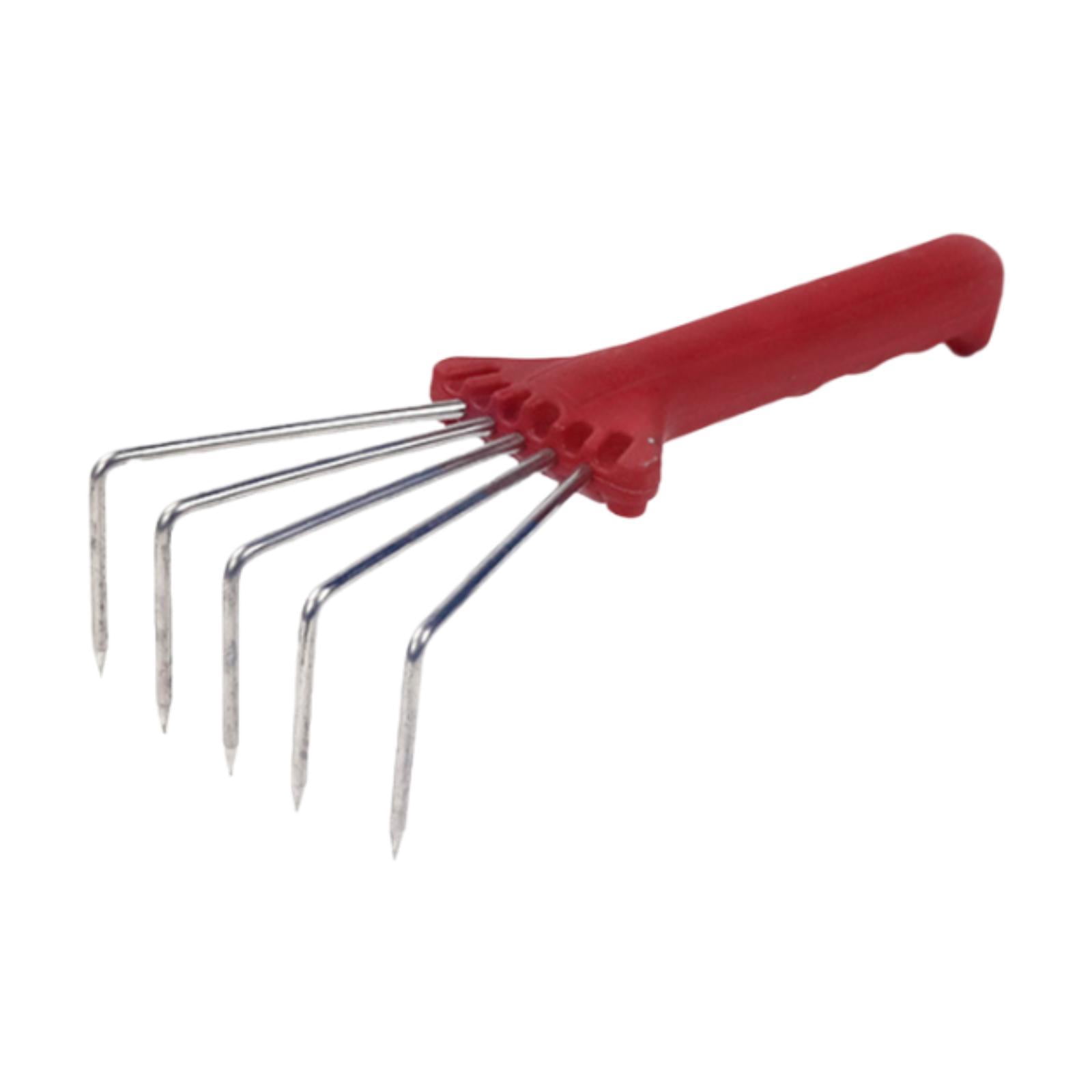Aymzbd Garden Rake Claw Rake Comfortable Handle Stainless Steel ...