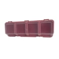 thumbnail image 1 of Aymzbd Hardware Organizer Box 4 Compartments Small Parts Organizer Portable Lightweight Red, 1 of 9
