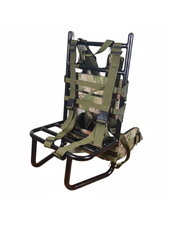 Hiking Backpack External Frame Aluminum Load Bearing Design for Adult Unisex Campers and Multi Day Expeditions