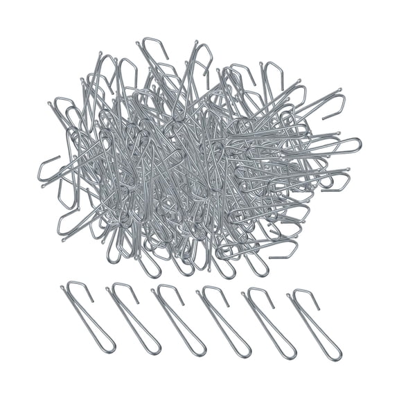 Aymzbd Iron Curtain Hooks Pins Curtain Hook Window Curtain Hanger Hooks Curtain Hangers 500PCS