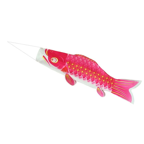 Aymzbd Japanese Carp Flag Japanese Carp Windsock Streamer Fish Windsock Banner Colorful Rose