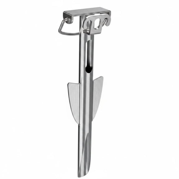 Aymzbd Mooring Device Sand Anchor Boat Anchor Stainless Steel Lightweight Build for Dock Use Beach Stops Small Watercraft