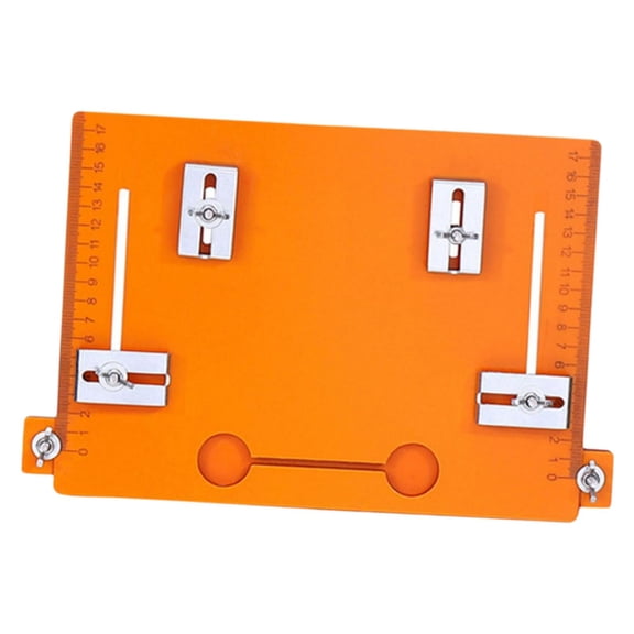 Aymzbd Multifunctional Triangle Ruler Angle Cutting Tool Scribing Ruler Woodworking 28x20cm