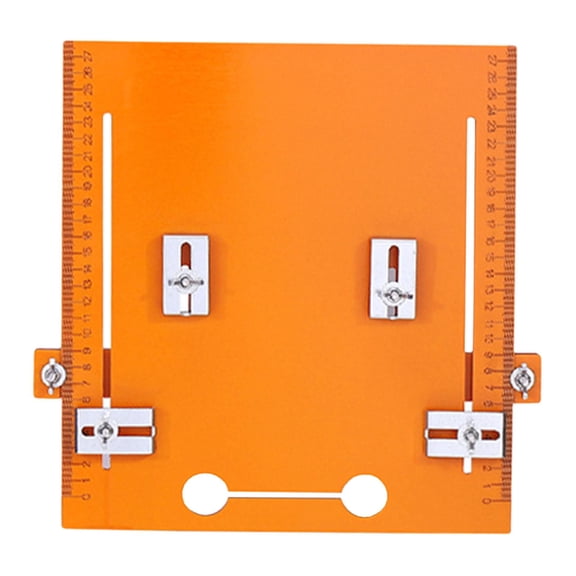 Aymzbd Multifunctional Triangle Ruler Angle Cutting Tool Scribing Ruler Woodworking 28x30cm
