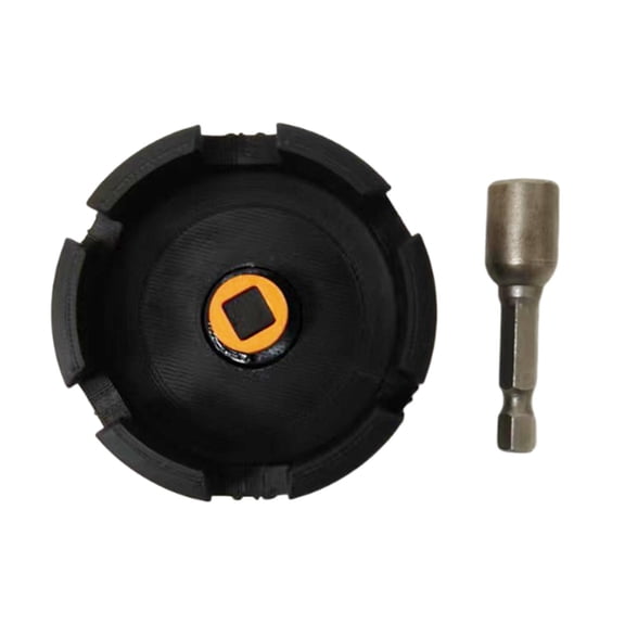 Aymzbd Nuts Drill Bit Socket Wrench ,Premium for 1/4", 3/8", and 1/2" Threaded Rods with Screwdriver