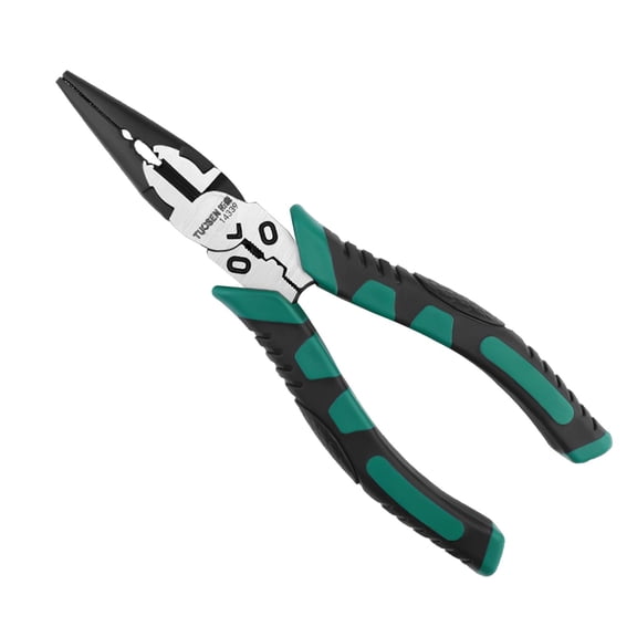 Aymzbd Pliers with Wire Cutter Wire Crimper Hand Tools Heavy Duty for Network Engineers 6in Pointed Plier