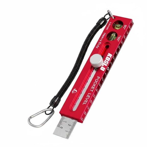 Aymzbd Precision Ruler Marking Gauge Aluminum Alloy Dual Scale for Accurate Layout and Measuring for Woodworking Bench and Site Work