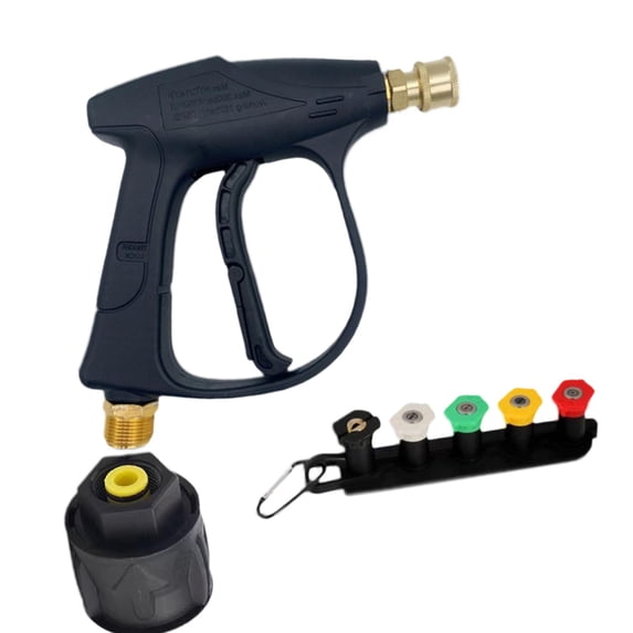 Aymzbd Pressure Washer Short Sprayer with 5 Nozzles Handheld Portable Spray Machine for