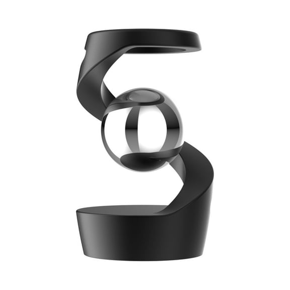 Aymzbd Spinning Desktop Rotator Compact Levitating Sculpture Aluminum Alloy Ornament Fidget Toy Relaxation Aid Minimalist Decor for Office Study Reception Desk Adults