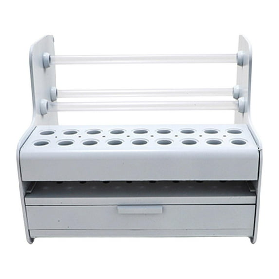 Aymzbd Tool Storage Rack Screwdriver Holder Heavy Duty Tool Organizer Screwdriver Storage Display Rack for Office Workbench Workshop White