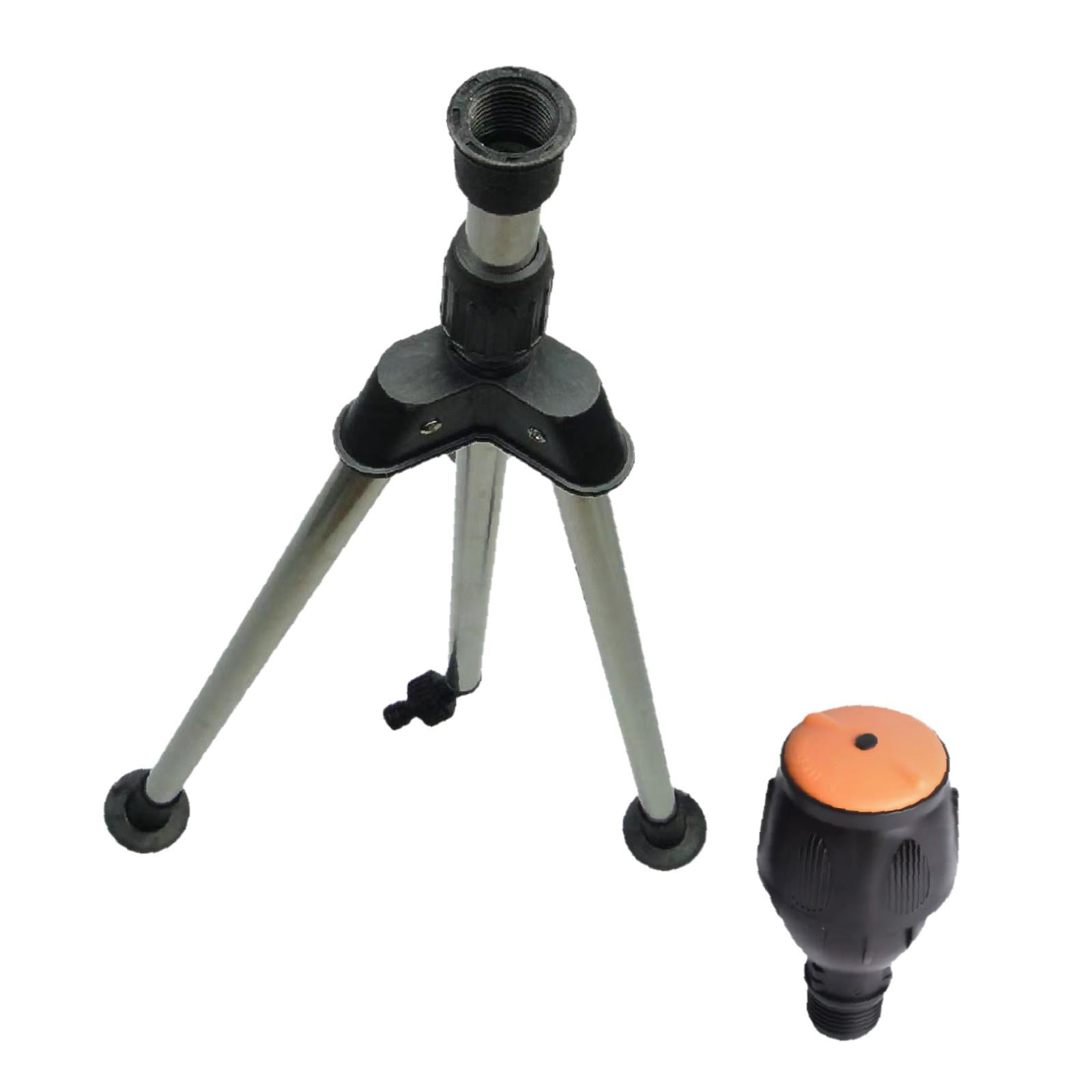 Aymzbd Tripod Sprinkler 360 Degree Automatic Rotating Garden Watering Tool Garden Water After Lifting 68cm