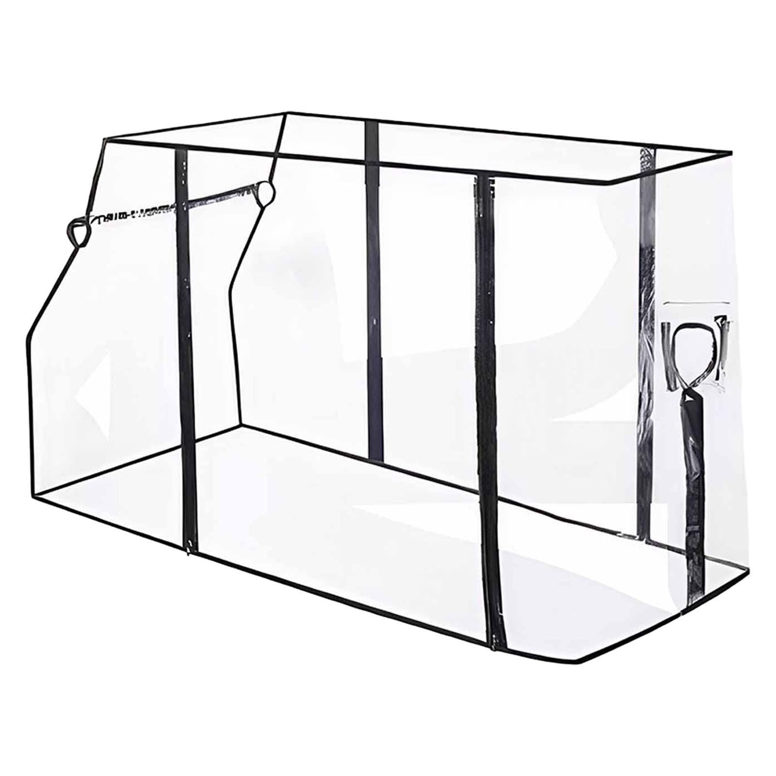 Aymzbd Wagon Rain Cover Clear Portable Attachment Lightweight Rain Canopy Foldable for Cart Accessories Stroller Shopping Picnic