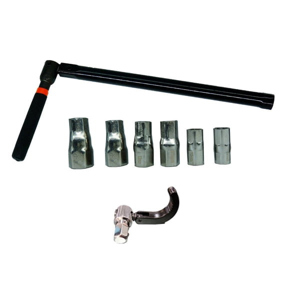 Aymzbd Wrench Socket Hand Tools Smooth Surface Wear Resistant Plumber Socket Wrench for 9mm to 17mm