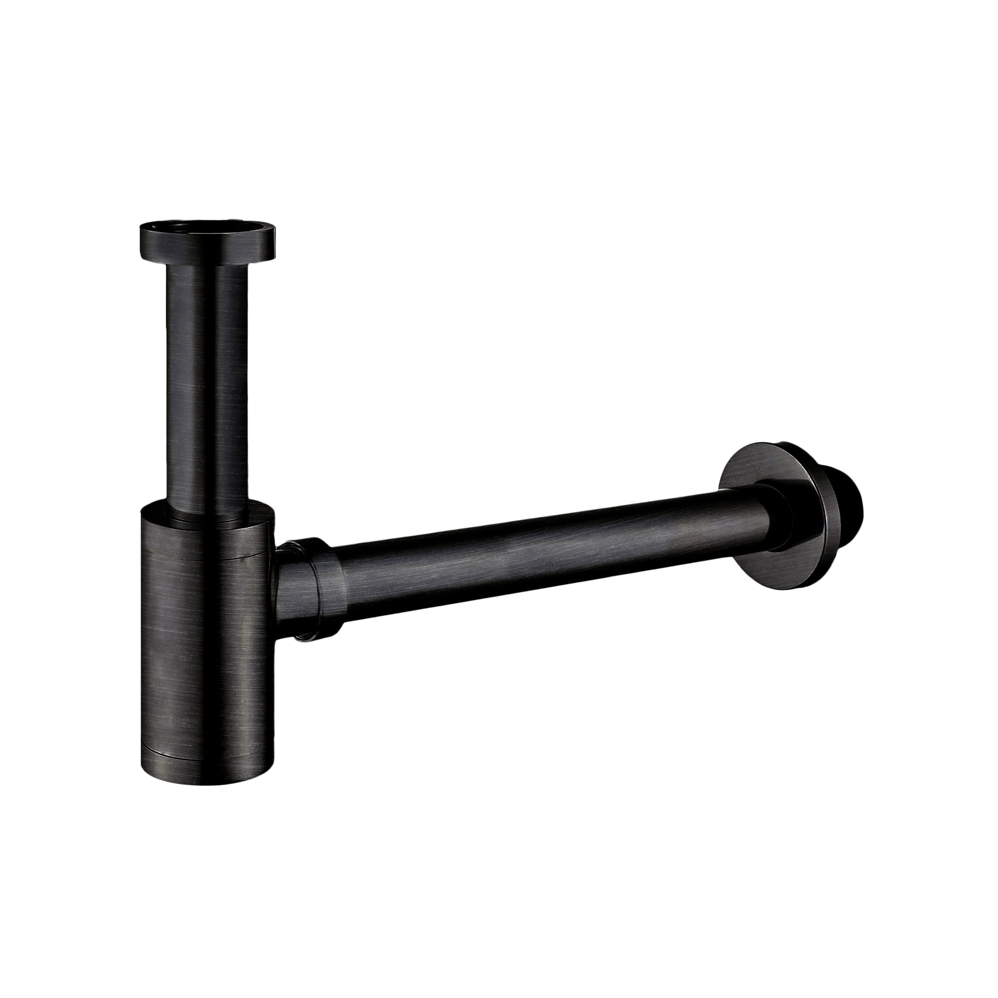 Ayna Decors Brass Contemporary Round Bottle P Trap 1 1/4, Basin Sink