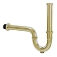thumbnail image 1 of Ayna Decors Antique P Trap in Brass Material, Basin Sink Waste Trap Drain Kit, 1 of 7