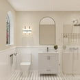 thumbnail image 1 of Ayna Decors Rooh 30 in White Bathroom Vanity Set with White Quartz Countertop | Ceramic Sink | 2 Soft Closing Doors | 1 Full Extention Soft Close Drawer | Brushed Nickel Hardware | AVR30WH3002, 1 of 10