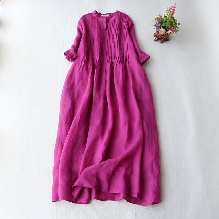 pink baggy dress Baggy Sweatshirt Dress in Pink