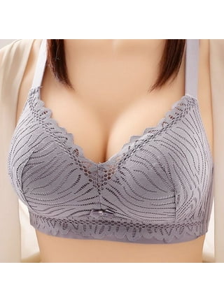 Ayolanni Wide Straps Bralette for Women's Front Closure Full Coverage Push  Up Wireless Bras High Support Comfortable Padded Everydaywear
