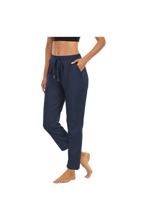 Compression Leggings Womens Autumn Winter Yoga Sports Loose Casual Long Pants Trousers With Pocket