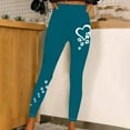 thumbnail image 1 of Ayolanni Jegging Womens Pants Petite Sky Blue Jogger High Rise Paw Print Leggings Pants for Women Jeans Plus Size XL, 1 of 4