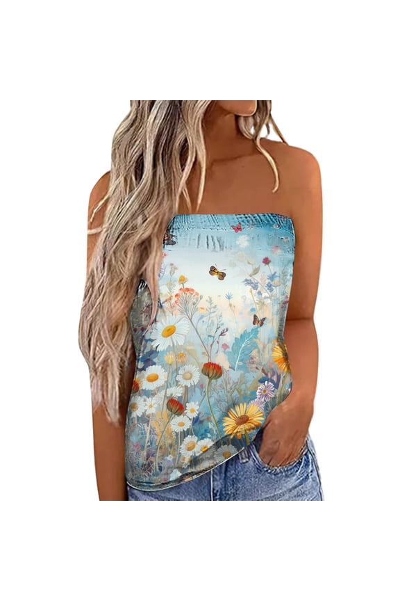 Square Neckline Tops for Women Casual Sleeveless Shirts Spaghetti Strap Loose Fashion Tees Womens Versatile T-Shirts