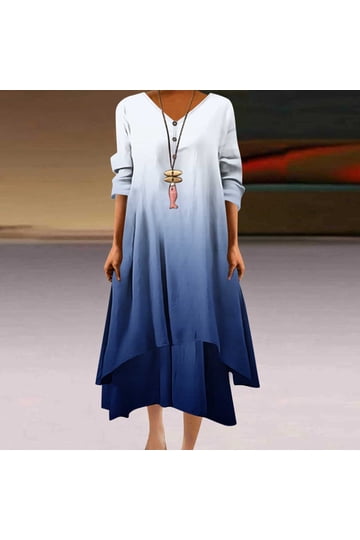 Blue Ombre Dress