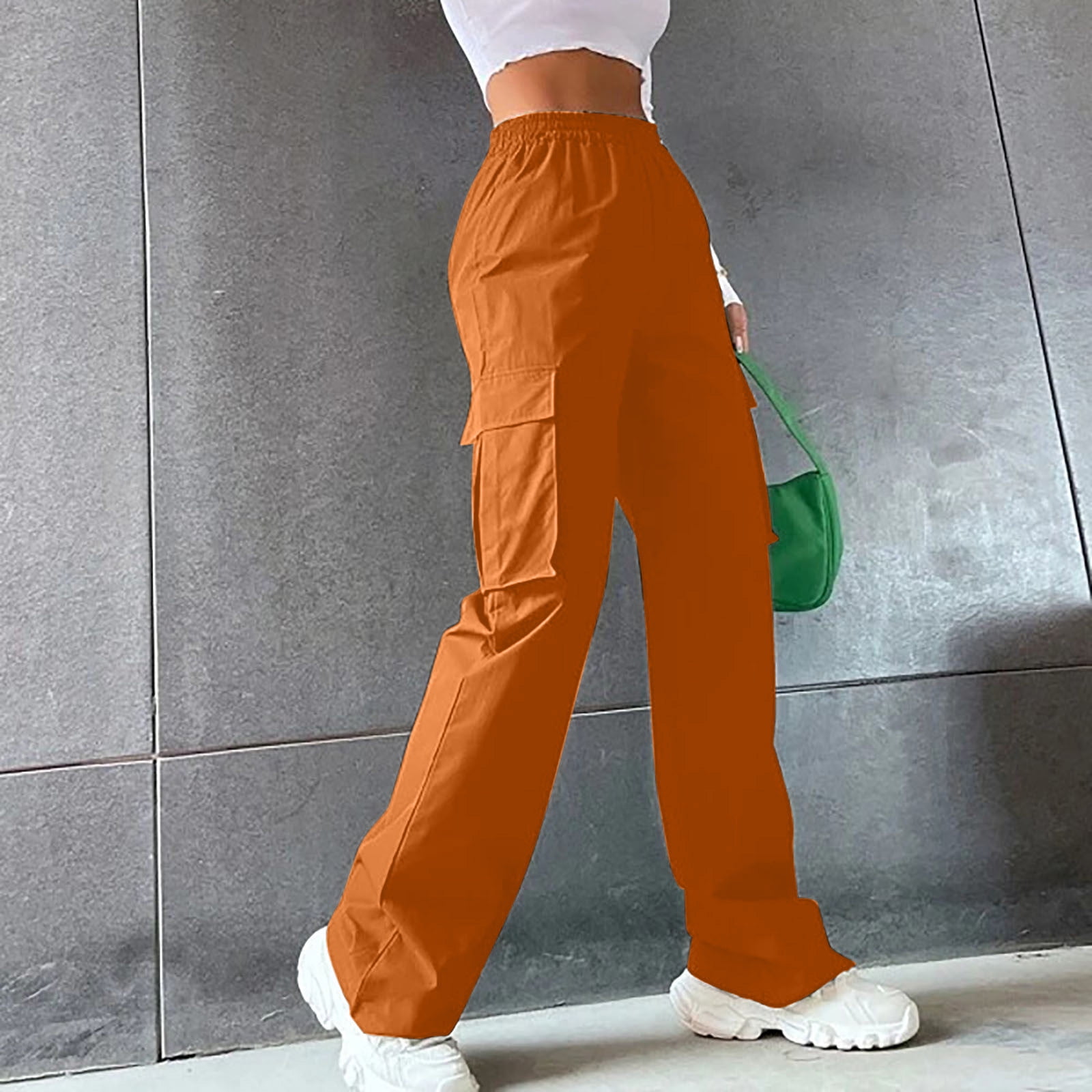 Ayolanni, Women's Loose Travel Pants, Plus Size L, Cargo - Walmart.com