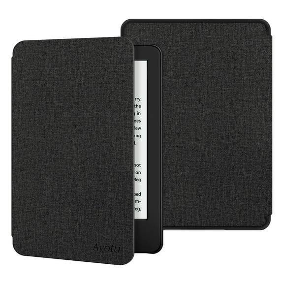 Ayotu Case for All-New Kindle 10th Gen 2019 Release - Durable Cover with Auto Wake/Sleep fits Amazon All-New Kindle 2019(Will not fit Kindle Paperwhite or Kindle Oasis) Black