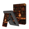 thumbnail image 1 of Ayotu Folding Case for All-New Kindle 10th Gen 2019 Release, with Auto Wake/Sleep, Lightweight Leather Hands-Free Stand Cover with Hand Strap (Not Fit Kindle Paperwhite), Library, 1 of 7