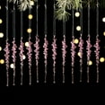 thumbnail image 1 of Ayprnig 12 Pcs Christmas Tree Icicles Icicle Ornaments Christmas Acrylic Icicle Ornament Set for Xmas Tree Winter Wedding Party Decor Icicles For Christmas Tree Pink, 1 of 6