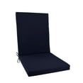 thumbnail image 1 of Ayprnig Lawn Chair Cushions Patio Furniture Cushions Outdoor Chair Cushions Weather-Proof, Rain-Proof, Fade Resistant Patio Cushion for Patio, Dining, or Rocking Chairs Blue 19*18*2 In, 1 of 8