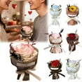 thumbnail image 1 of Ayprnig Preserved Flowers Bouquet - Forever Flowers for Delivery, Eternal Roses Bouquet, Flower Gifts for Women, Mother, Mom, Girlfriend, Wife, Anniversary, Birthday, Valentine's Day Present Random, 1 of 3