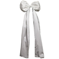 thumbnail image 1 of Ayprnig White Bows Decor, Extra Large Satin Bows, Giant Tree Toppers Bows for Home, Wreath, Wall, Backdrop, Birthday, Wedding, Engagement, Party, Valentines Day Decorations 3.9 Ft x 19.7 Inch, 1 of 4