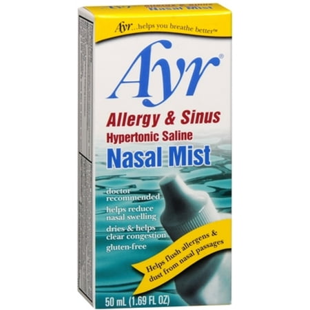 Ayr Nasal Mist Allergy and Sinus 50 mL (Pack of 6)