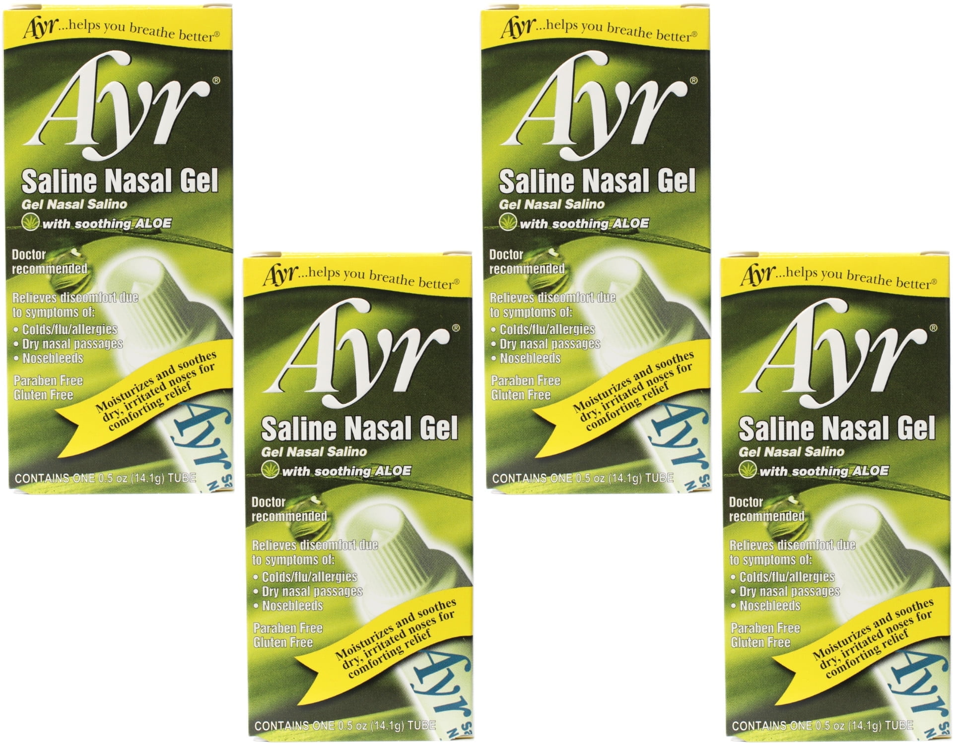 Ayr Saline Nasal Gel, Moisturizing Relief for Dry, Irritated Nasal