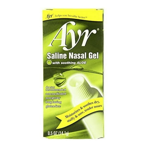 Ayr Saline Nasal Gel With Aloe .5 Oz, 3-Pack
