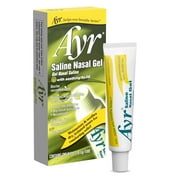 Ayr Saline Nasal Gel with Soothing Aloe, For Dry Noses, 0.5 oz