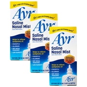 Ayr Saline Nasal MIST 1.69oz  3 pack