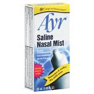 Ayr Saline Non-Medicated Nasal Mist, Alcohol Free - 1.69 Oz(50 Ml), 6 Pack