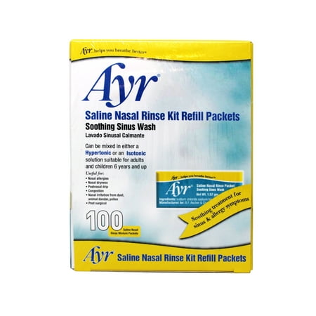 Ayr Sinus Rinse Kit Refill Packets - 100 Count