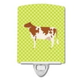 thumbnail image 1 of Ayrshire Cow Green Ceramic Night Light, 1 of 1