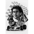 thumbnail image 1 of Ayrton Senna F1 Formula Racing Car Sport Wall Art Home Decor - 12x18 Inch Laminated Poster - Stunning Detail and Bold Colors, 1 of 4