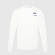 Ayrton Senna F1 Mens Legacy Long Sleeve T-Shirt - Navy/White