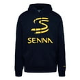 thumbnail image 1 of Ayrton Senna F1 Men's Legacy Pullover Hoodie - Navy/Gray Marble, 1 of 2