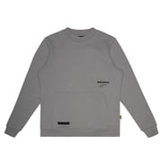 Ayrton Senna F1 Signature Crew Sweatshirt - Ash/Black