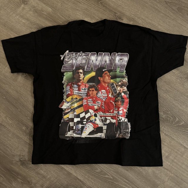 Ayrton Senna Lewis Hamilton Worn Style Formula One Racing Bootleg