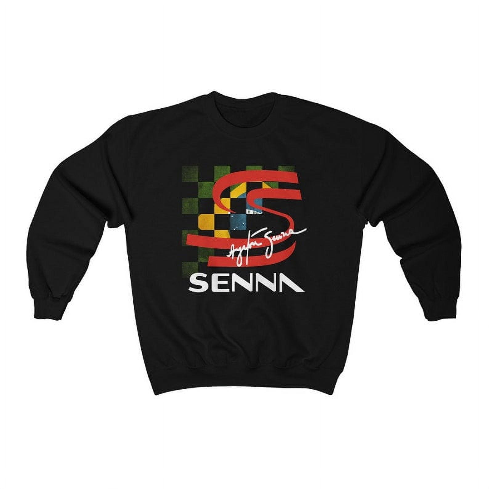 T-Shirt Homme Ayrton Senna - Légende De La F1 - Blanc - Tailles Du S Au 5XL - Coton