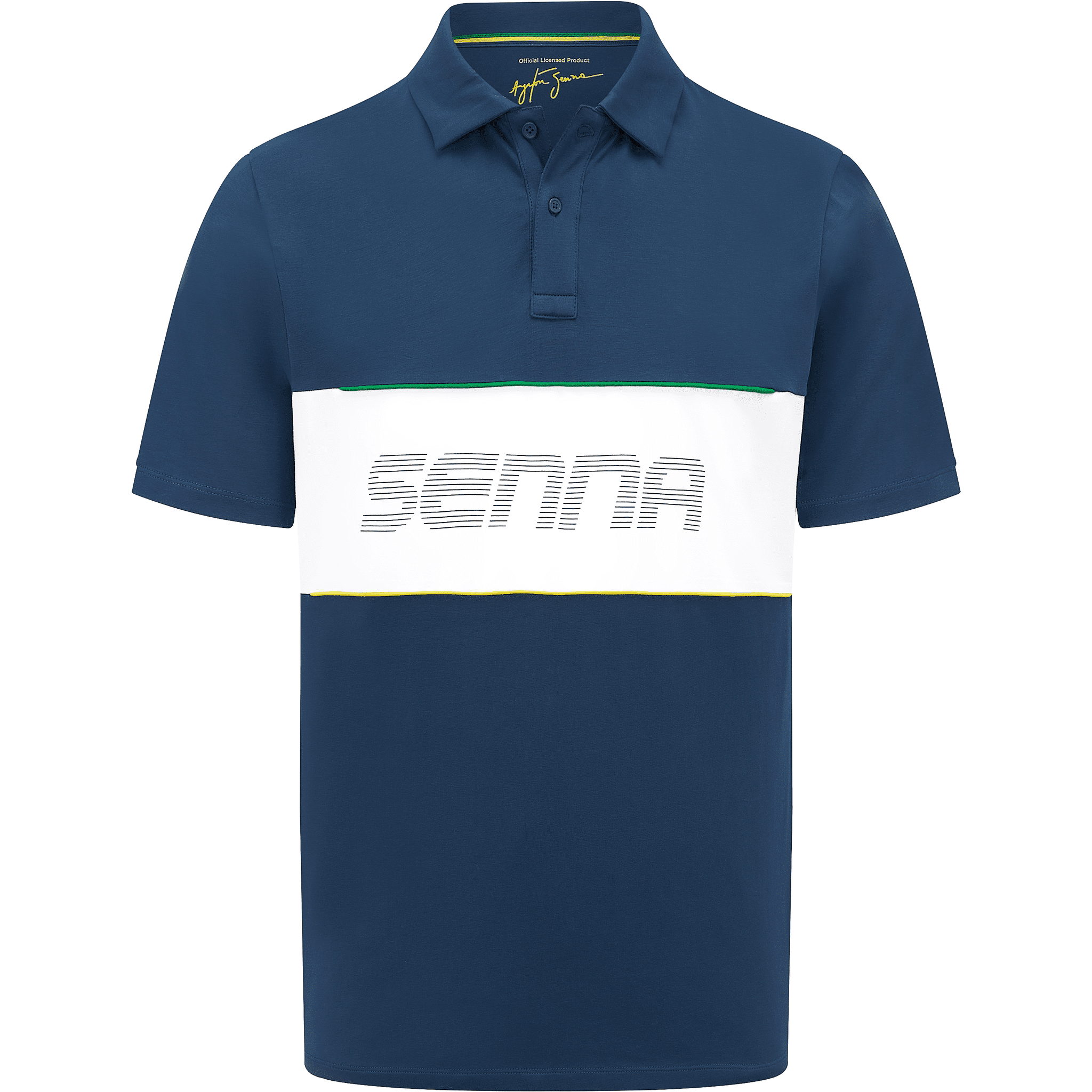 Ayrton Senna Men's Race Polo Shirt